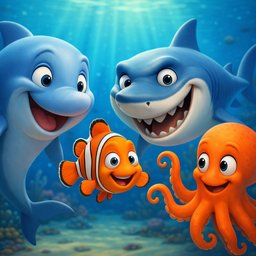 Underwater friends 4-6 Preschool